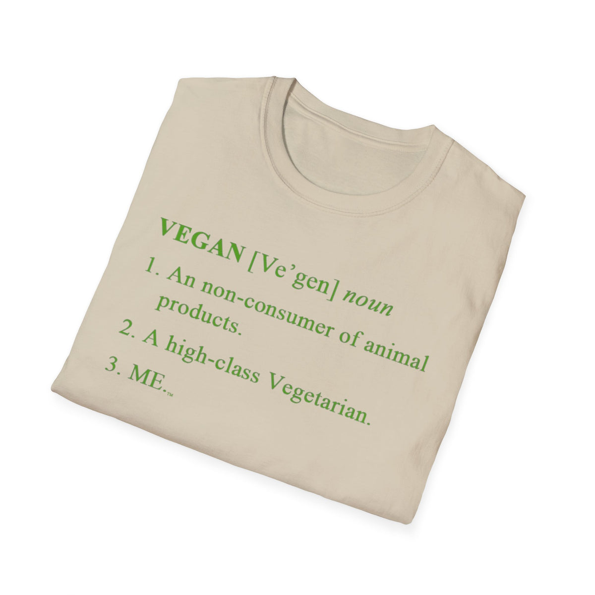 Vegan Definition Unisex T-Shirt - Funny & Bold Plant-Based Statement Tee