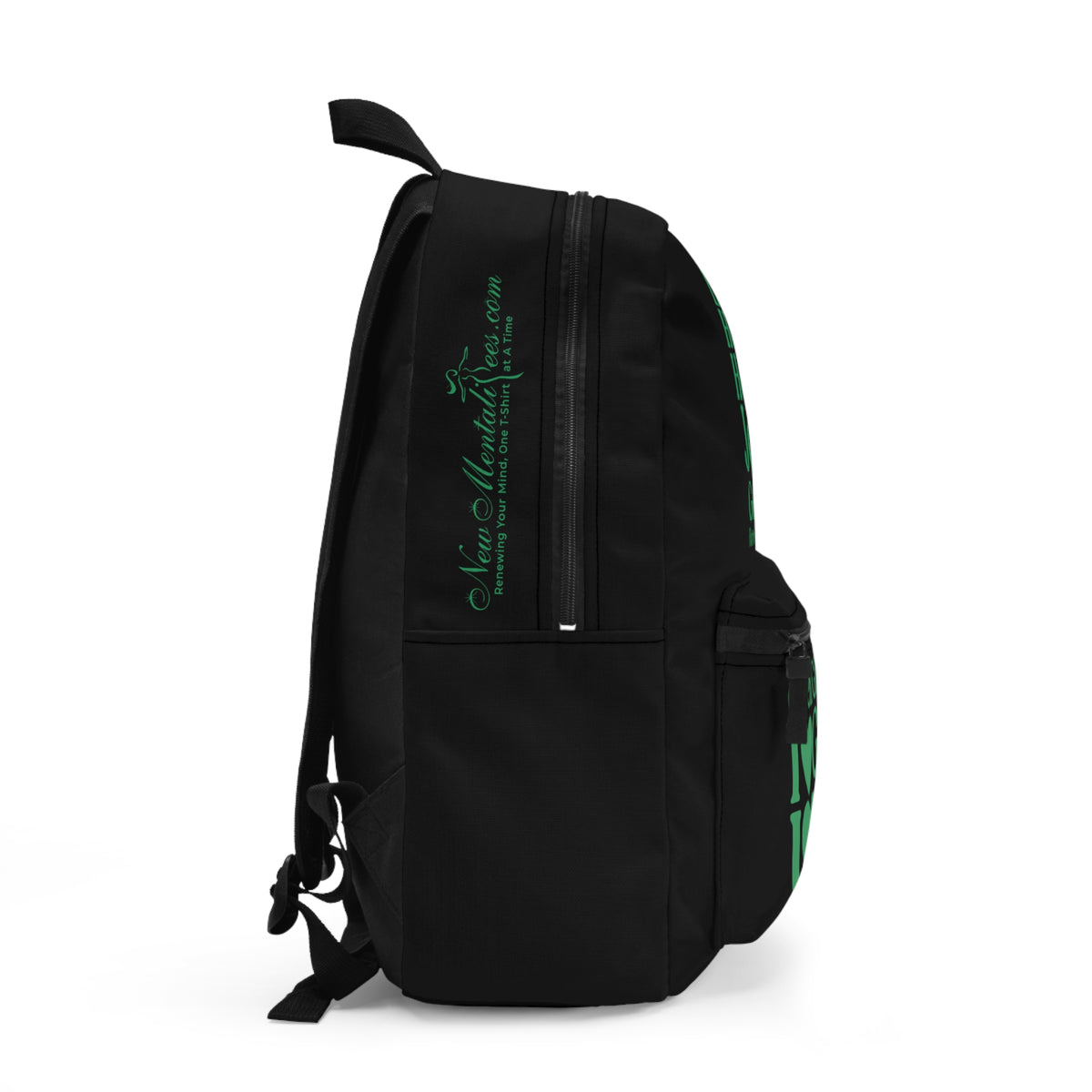 Green Girls 4 God Black Contrast Backpack – Inspirational Christian Girls School Backpack | Faith-Based Bookbag | Lightweight Travel & School Bag