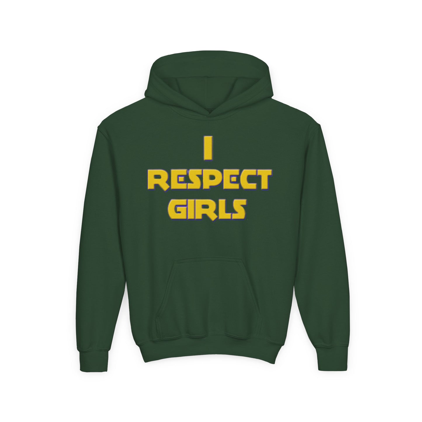 I Respect Girls Youth Hoodie - Real Young King Energy