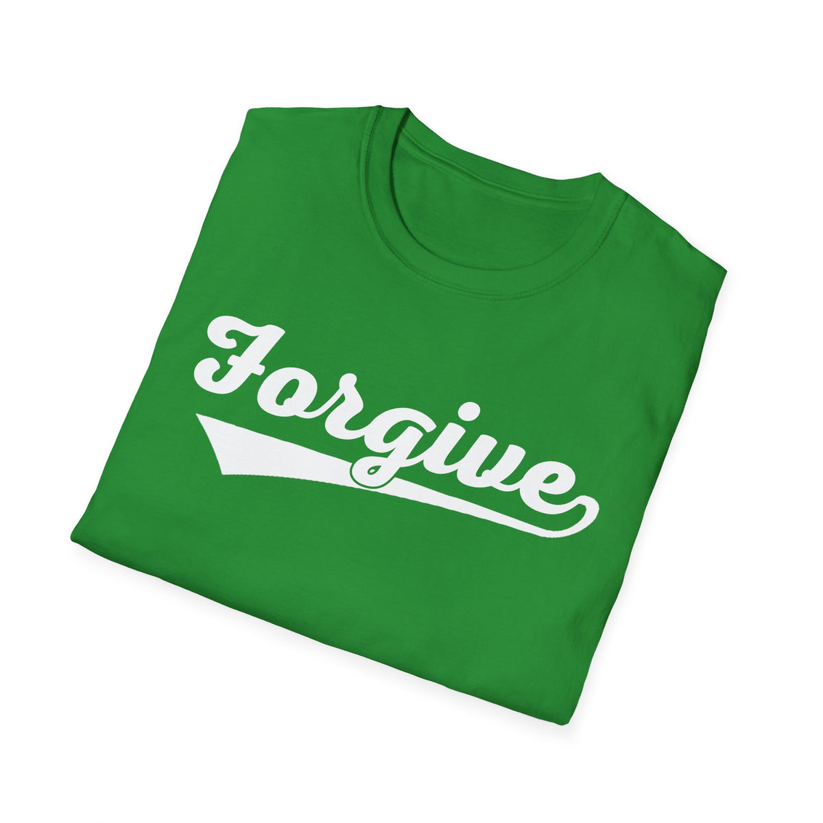 HomeRun Forgive Unisex T-Shirt | Baseball Script Tee | Inspirational Graphic Shirt | Positive Message Apparel | Motivational Unisex Shirt
