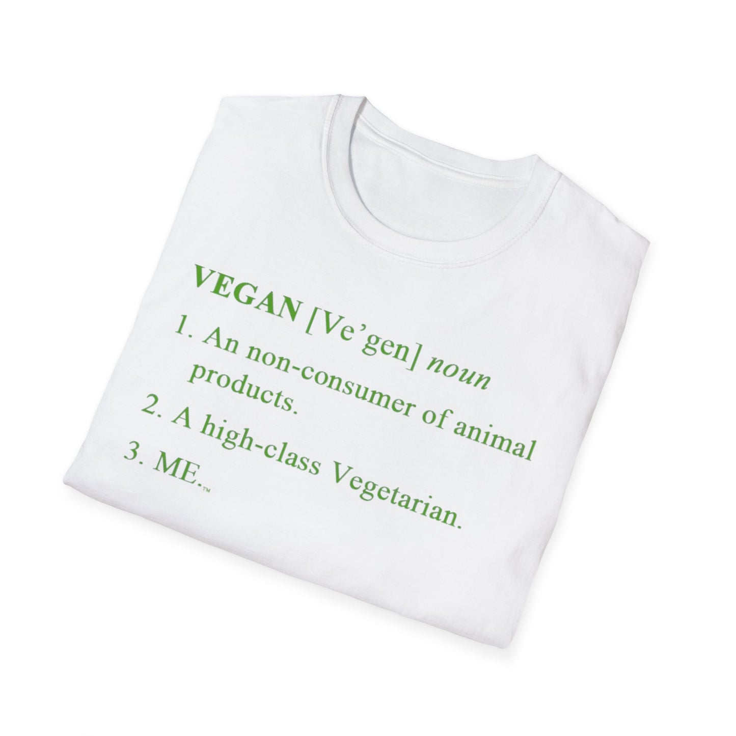 Vegan Definition Unisex T-Shirt - Funny & Bold Plant-Based Statement Tee