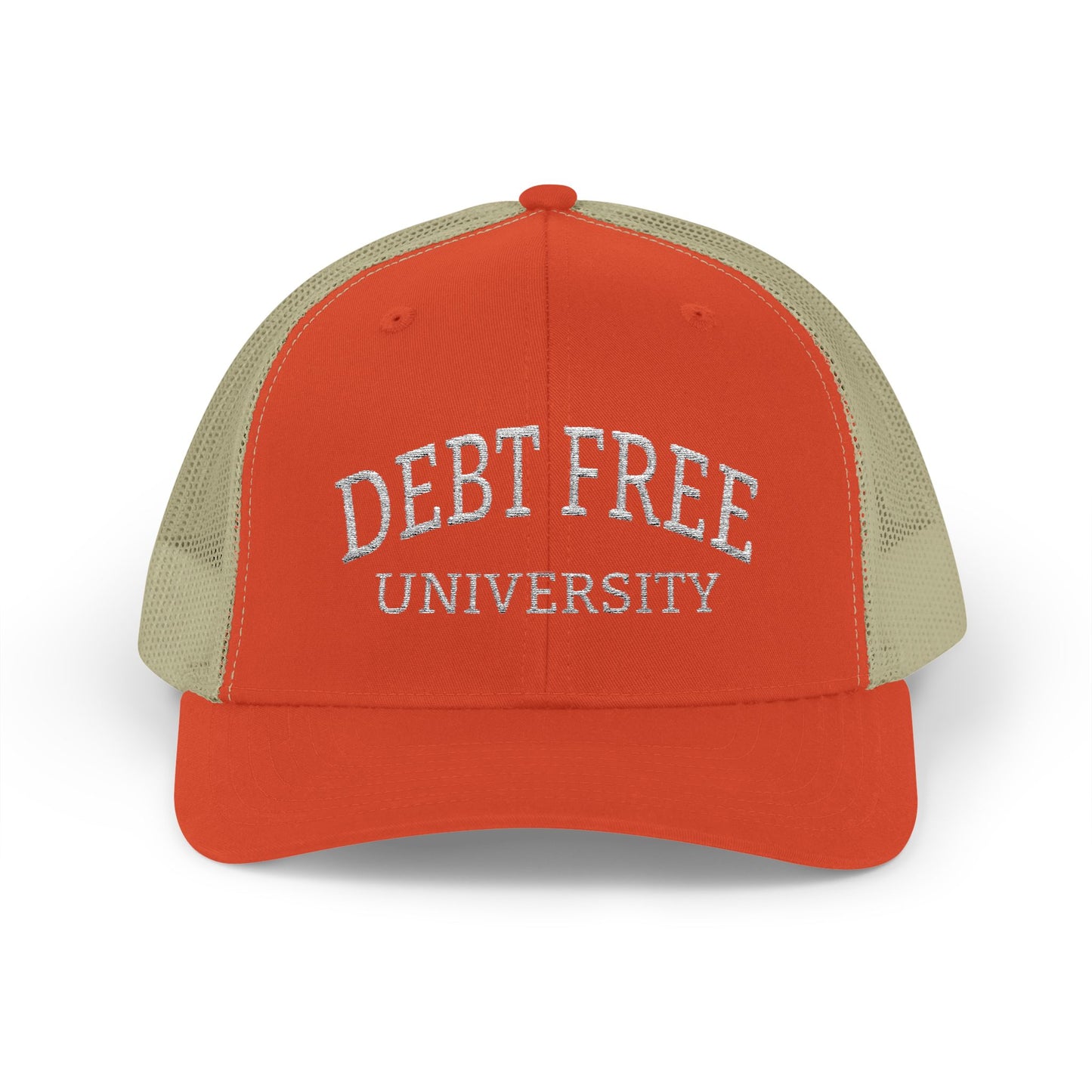 Debt Free University Embroidered Cap – Unisex Financial Freedom Hat