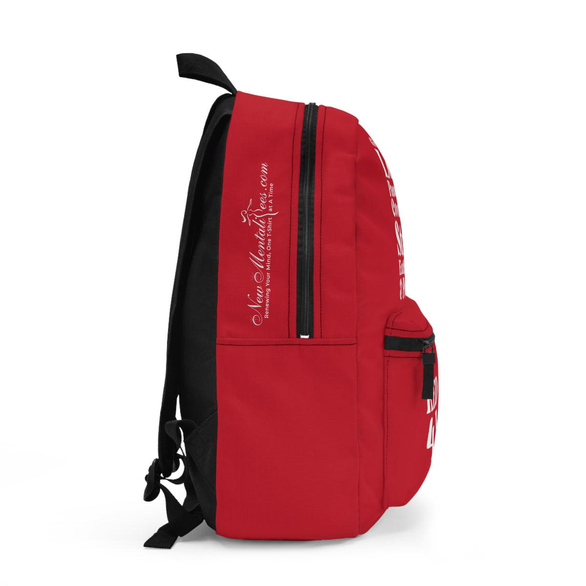 Red Girl 4 Life Backpack – Inspirational Girls School Backpack | Girl Power Bookbag | Lightweight Travel, School & Everyday Bag