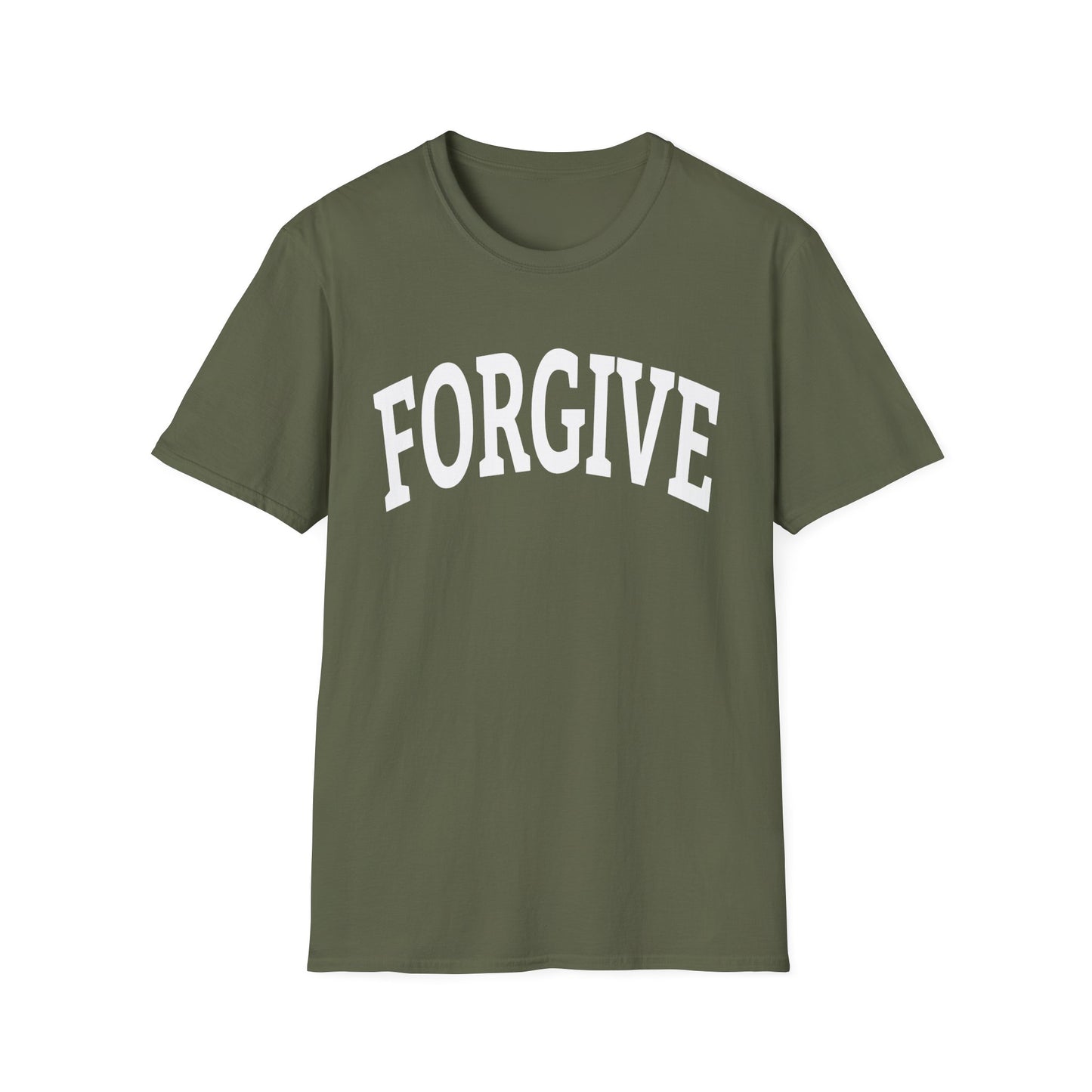 FREELY FORGIVE Collegiate Style T-Shirt | Faith-Based T-Shirt | Christian Streetwear | Inspirational Gift