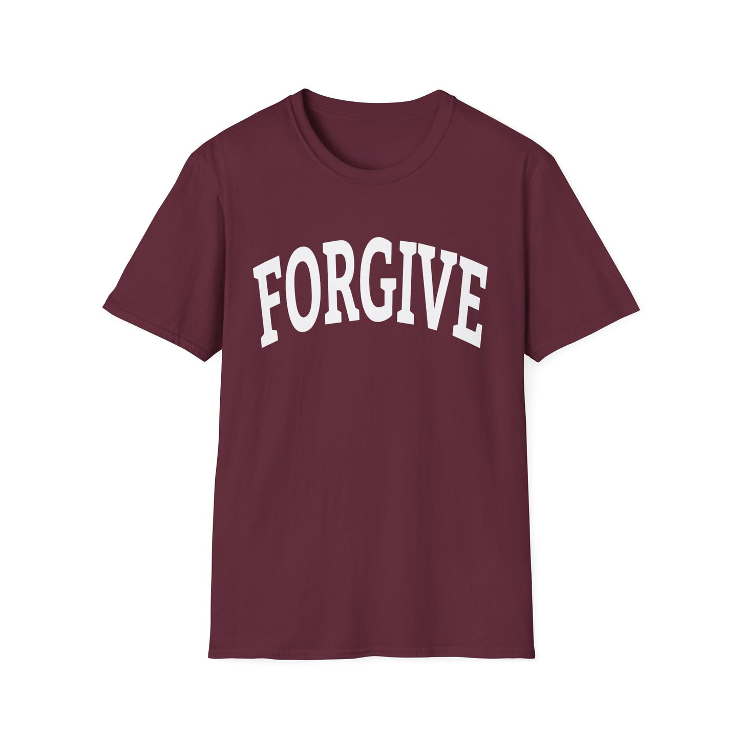 FREELY FORGIVE Collegiate Style T-Shirt | Faith-Based T-Shirt | Christian Streetwear | Inspirational Gift