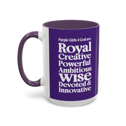 Purple Girls 4 God Mug - Color Collection