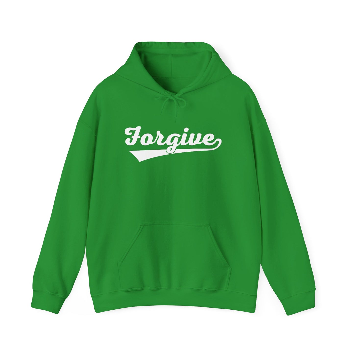 HomeRun Forgive Hoodie | Baseball Script Hoodie | Inspirational Graphic Hoodie | Positive Message Pullover | Motivational Unisex Hoodie