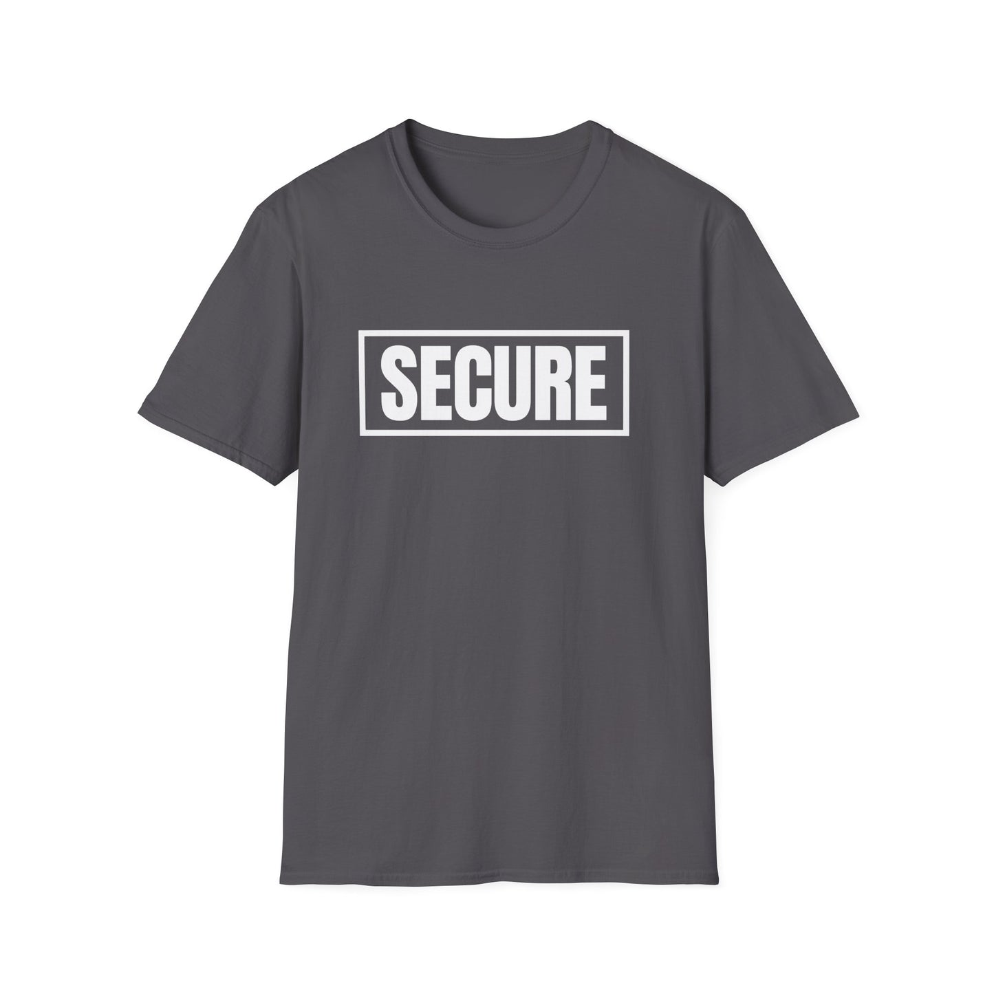 Secure White Design Unisex T-Shirt - Confidence You Can Feel & Faith You Can Wear