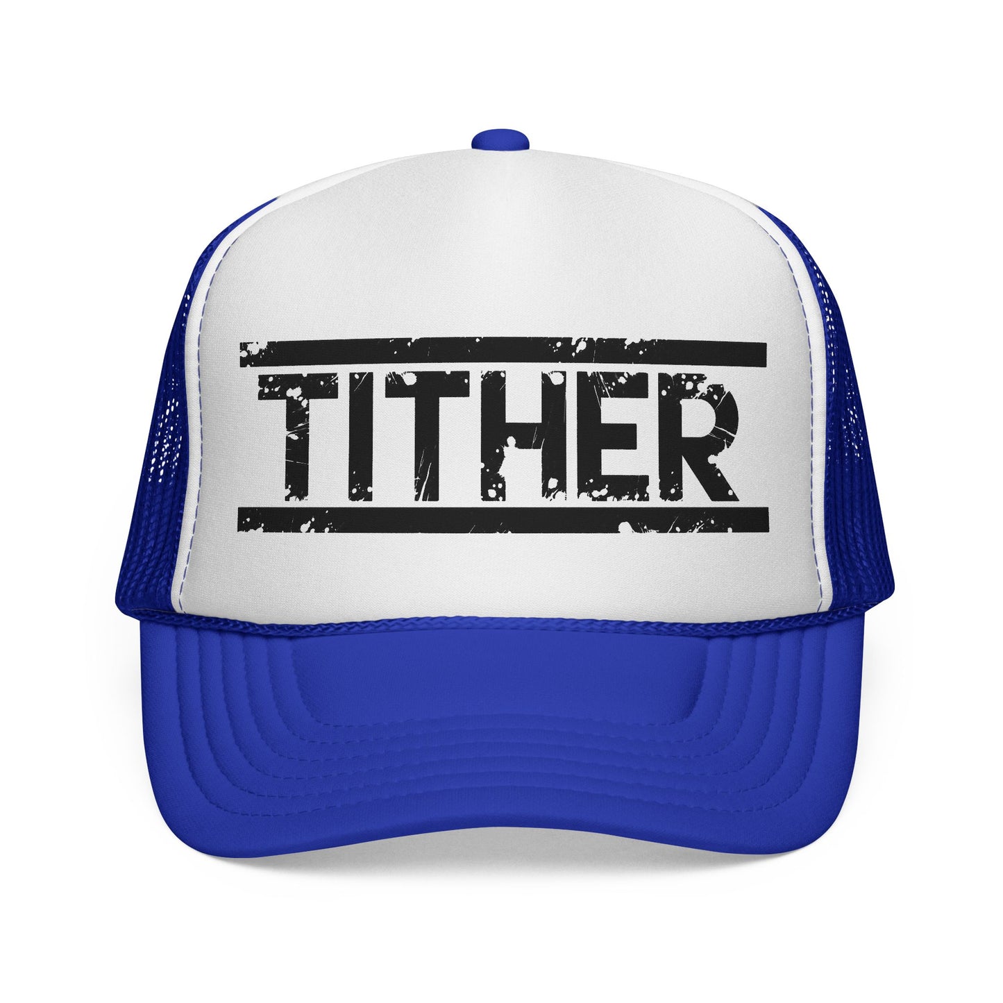 Tough Tither Trucker Hat | Faith-Based Christian Cap, Adjustable Unisex Tithing Hat, Church Wear, Gift for Believers