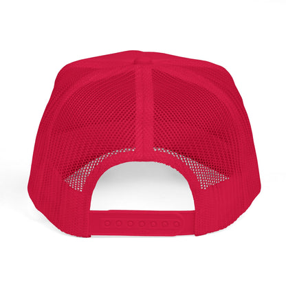 Red Girls 4 God Adjustable Trucker Cap – Faith-Based Christian Hat for Women