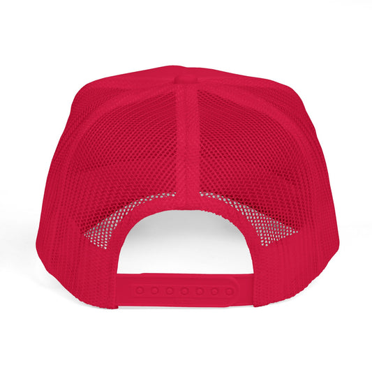 Red Girls 4 God Adjustable Trucker Cap – Faith-Based Christian Hat for Women