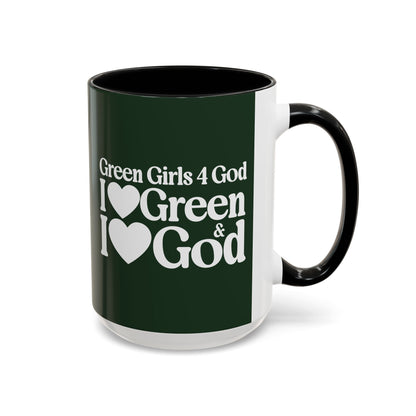 Green Girls 4 God Mug - Color Collection