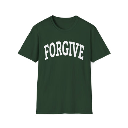 FREELY FORGIVE Collegiate Style T-Shirt | Faith-Based T-Shirt | Christian Streetwear | Inspirational Gift