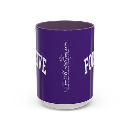 FREELY FORGIVE Mug | Inspirational Coffee Mug | Faith-Based Gift | Forgiveness Quote Mug | Motivational Drinkware | Collegiate Style Design