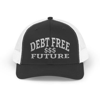 My Bold Bright Debt Free Future – Financial Freedom Affirmation Embroidered Baseball Cap, Unisex Adjustable, Financial Freedom Gift