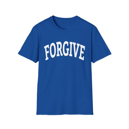 FREELY FORGIVE Collegiate Style T-Shirt | Faith-Based T-Shirt | Christian Streetwear | Inspirational Gift