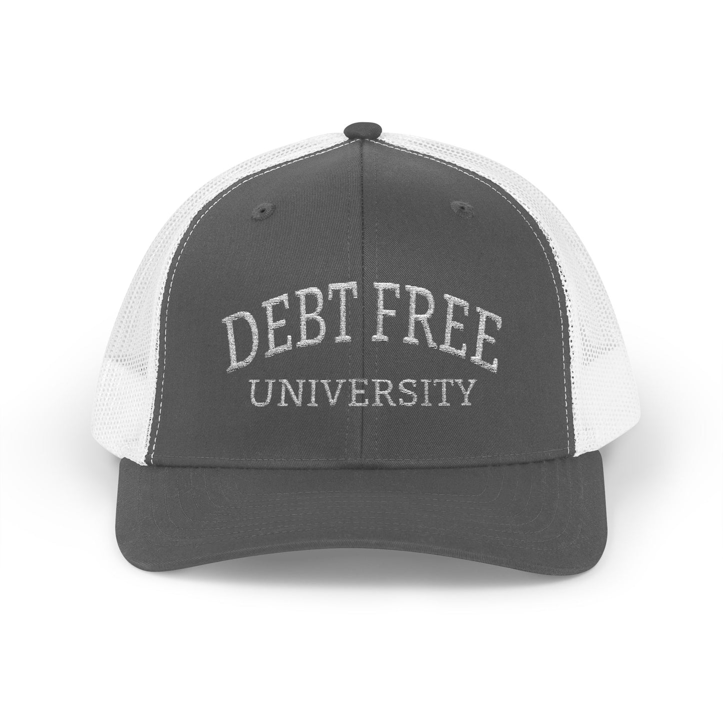 Debt Free University Embroidered Cap – Unisex Financial Freedom Hat
