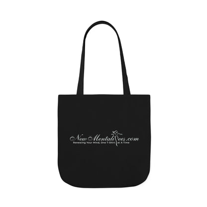Debt Free Future Tote Bag - Faith-Inspired Financial Freedom & Abundance Affirmation Bag - Canvas, White, Black