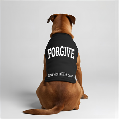 FORGIVE Collegiate Doggie Tank Top — A Little Shirt With A Big Message