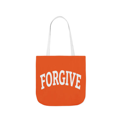 Freely Forgive Collegiate Tote Bag - Faith Statement Carryall | Abundance, Obedience, and Trust in God