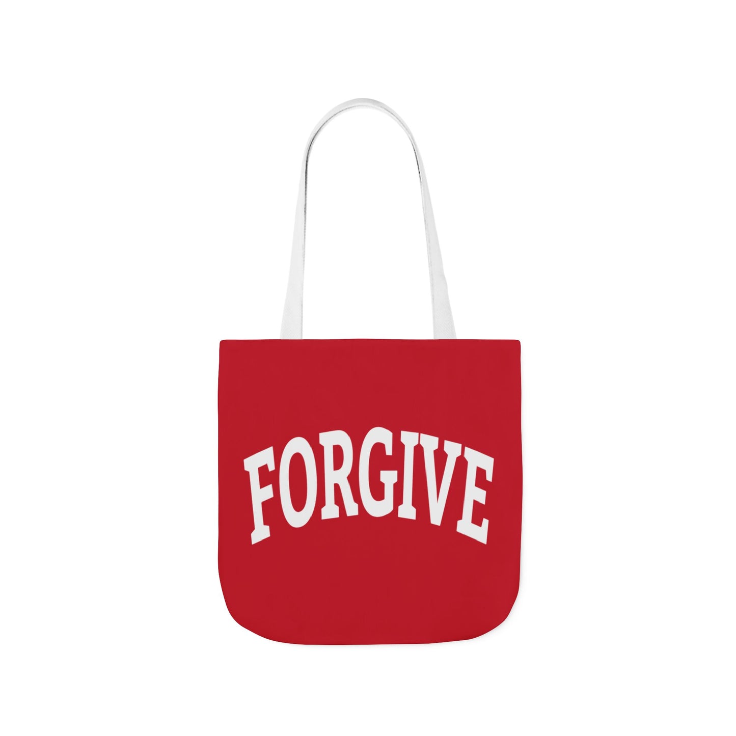 Freely Forgive Collegiate Tote Bag - Faith Statement Carryall | Abundance, Obedience, and Trust in God