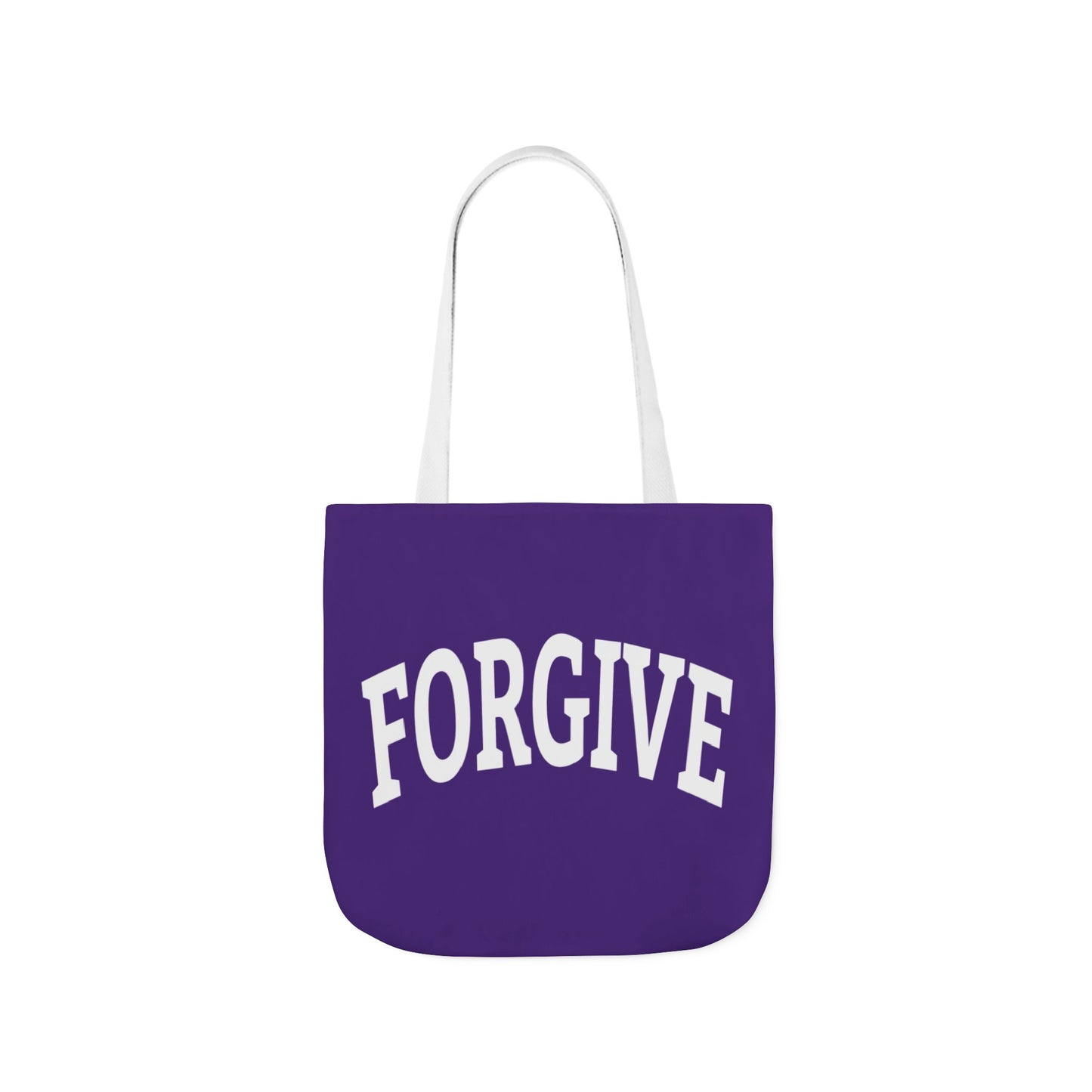Freely Forgive Collegiate Tote Bag - Faith Statement Carryall | Abundance, Obedience, and Trust in God
