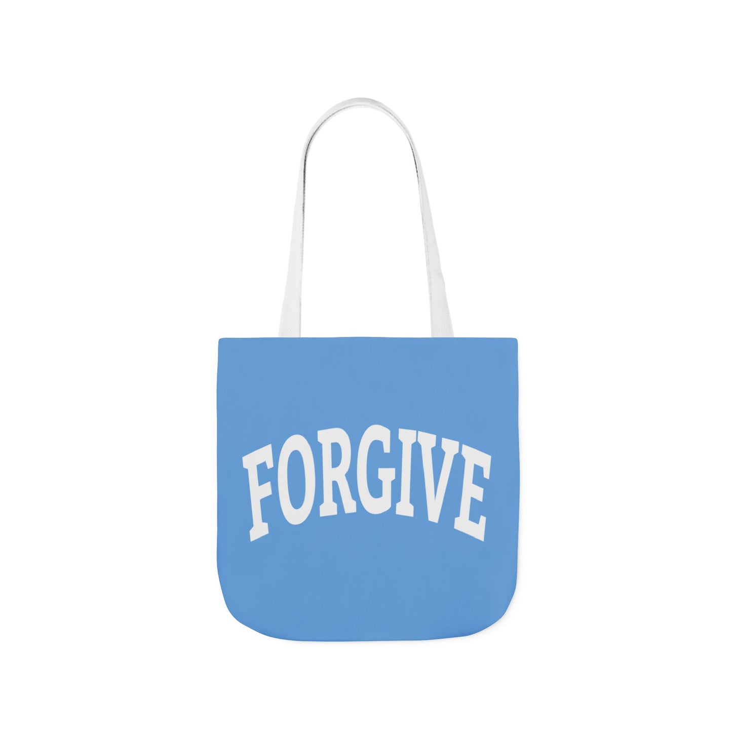 Freely Forgive Collegiate Tote Bag - Faith Statement Carryall | Abundance, Obedience, and Trust in God