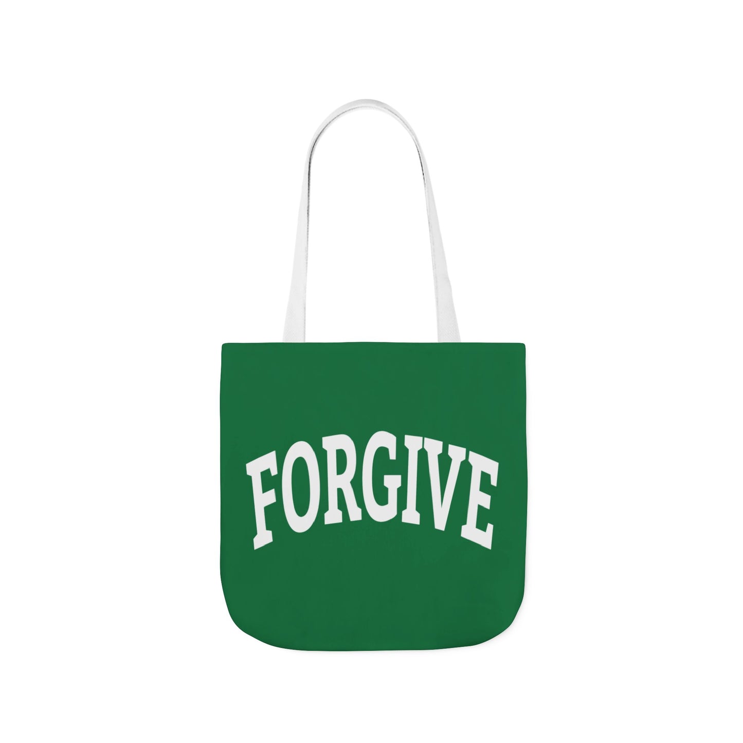 Freely Forgive Collegiate Tote Bag - Faith Statement Carryall | Abundance, Obedience, and Trust in God