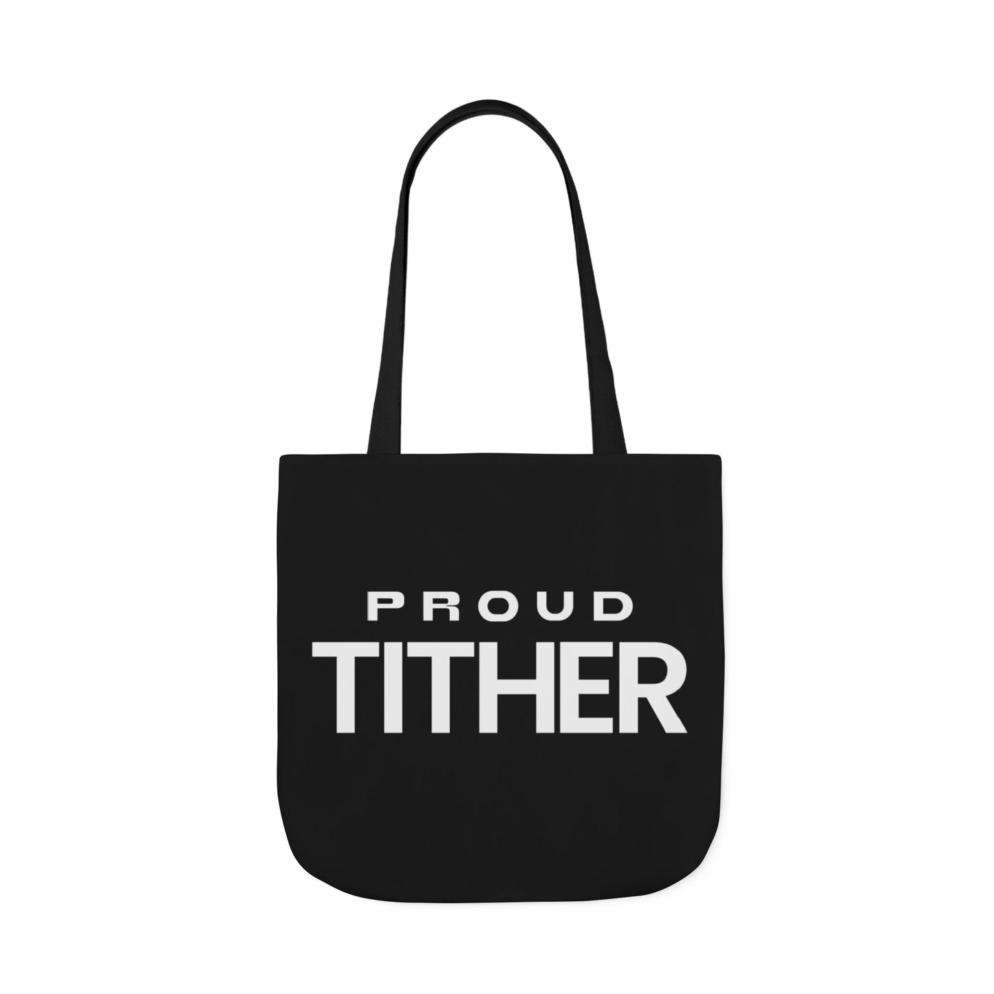 Proud Tither Light Tote Bag - Faith Statement Carryall | Abundance, Obedience, and Trust in God