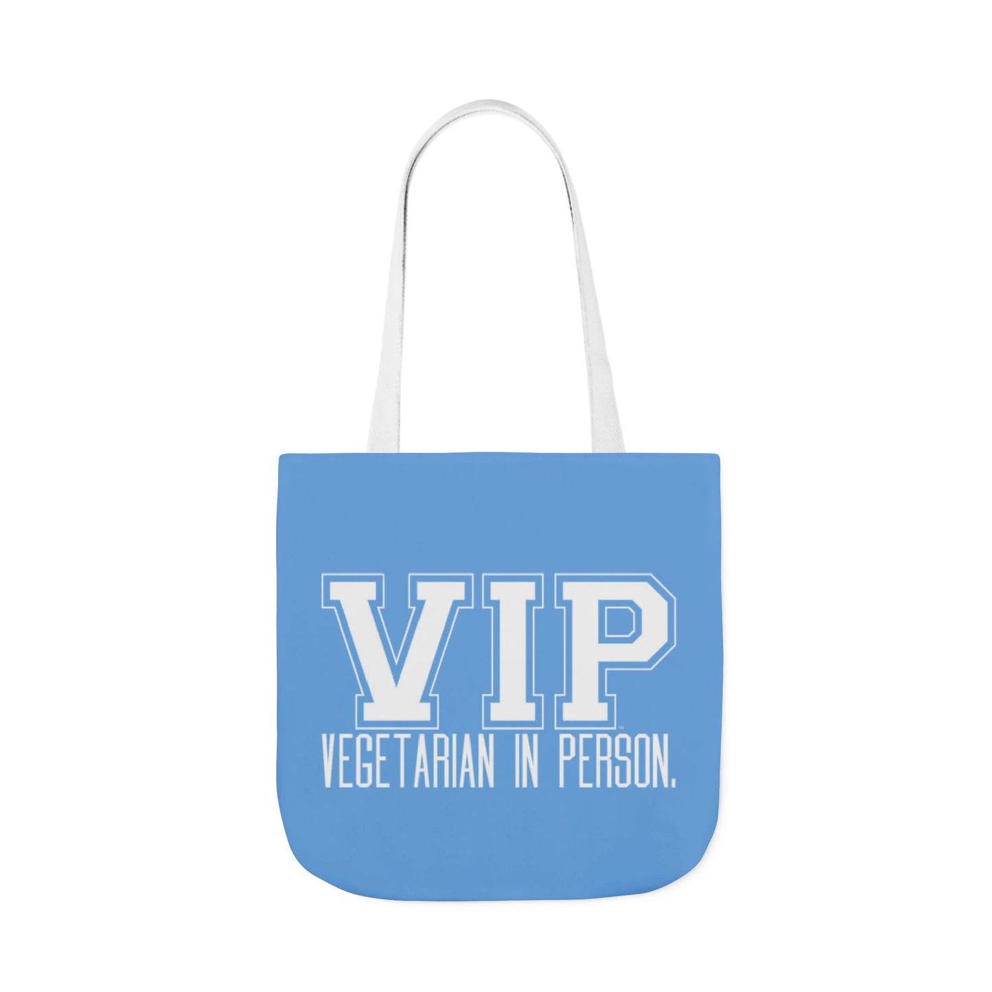 VIP Vegetarian Tote Bag - Vegetarian In Person Statement - Conversation Starter Carryall