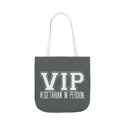 VIP Vegetarian Tote Bag - Vegetarian In Person Statement - Conversation Starter Carryall