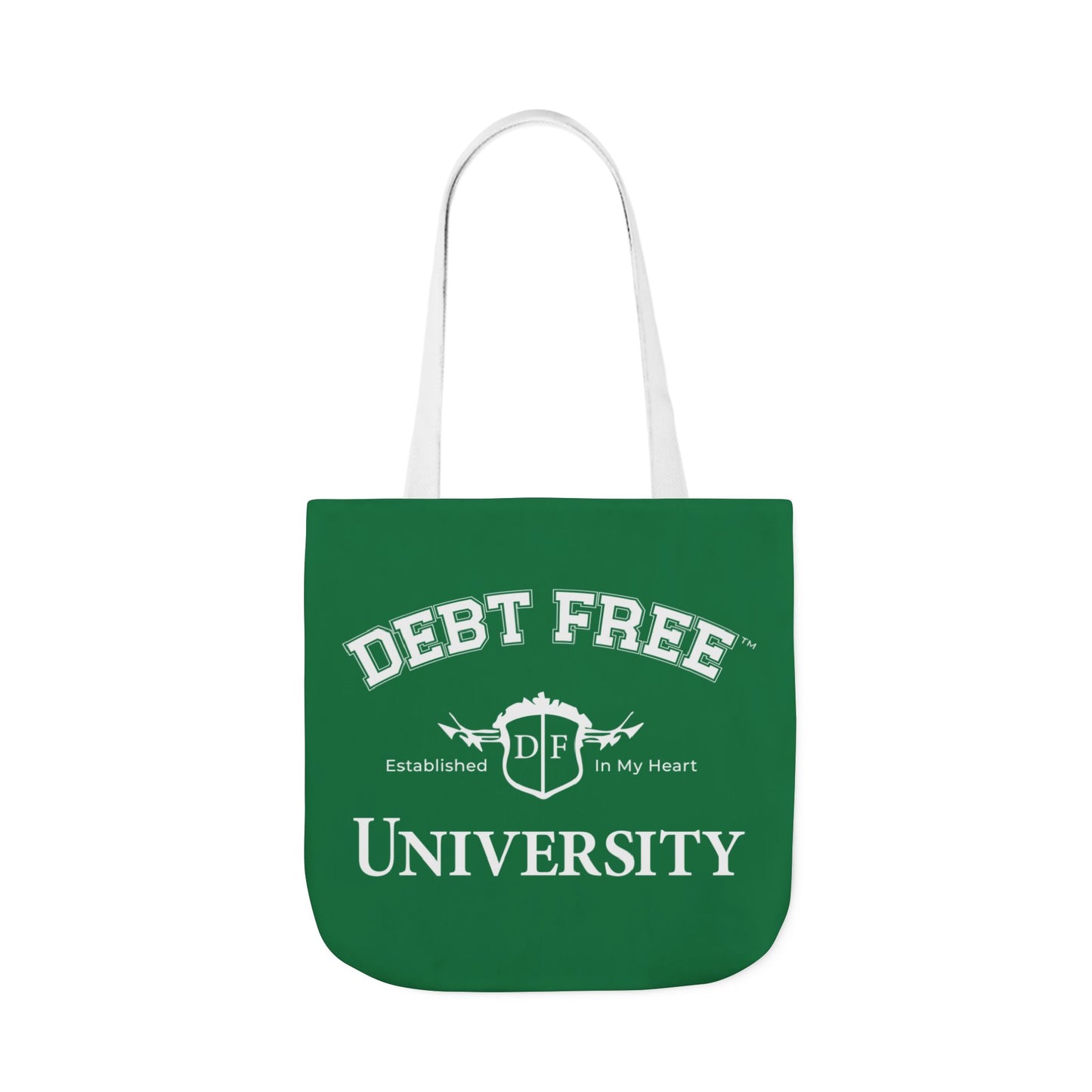 Debt Free University Enrollment Unisex Tote Bag - Financial Freedom Affirmation Carryall