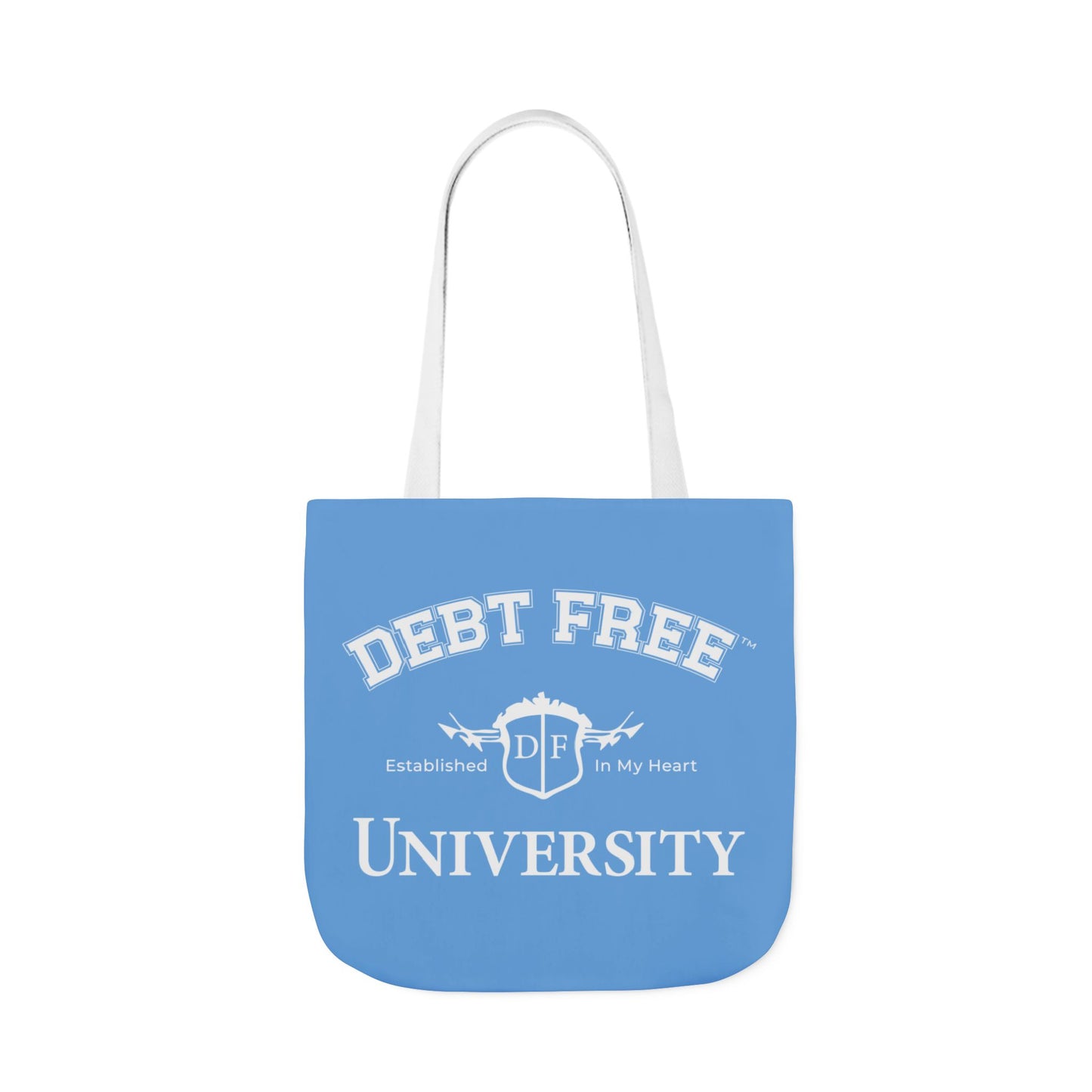 Debt Free University Enrollment Unisex Tote Bag - Financial Freedom Affirmation Carryall