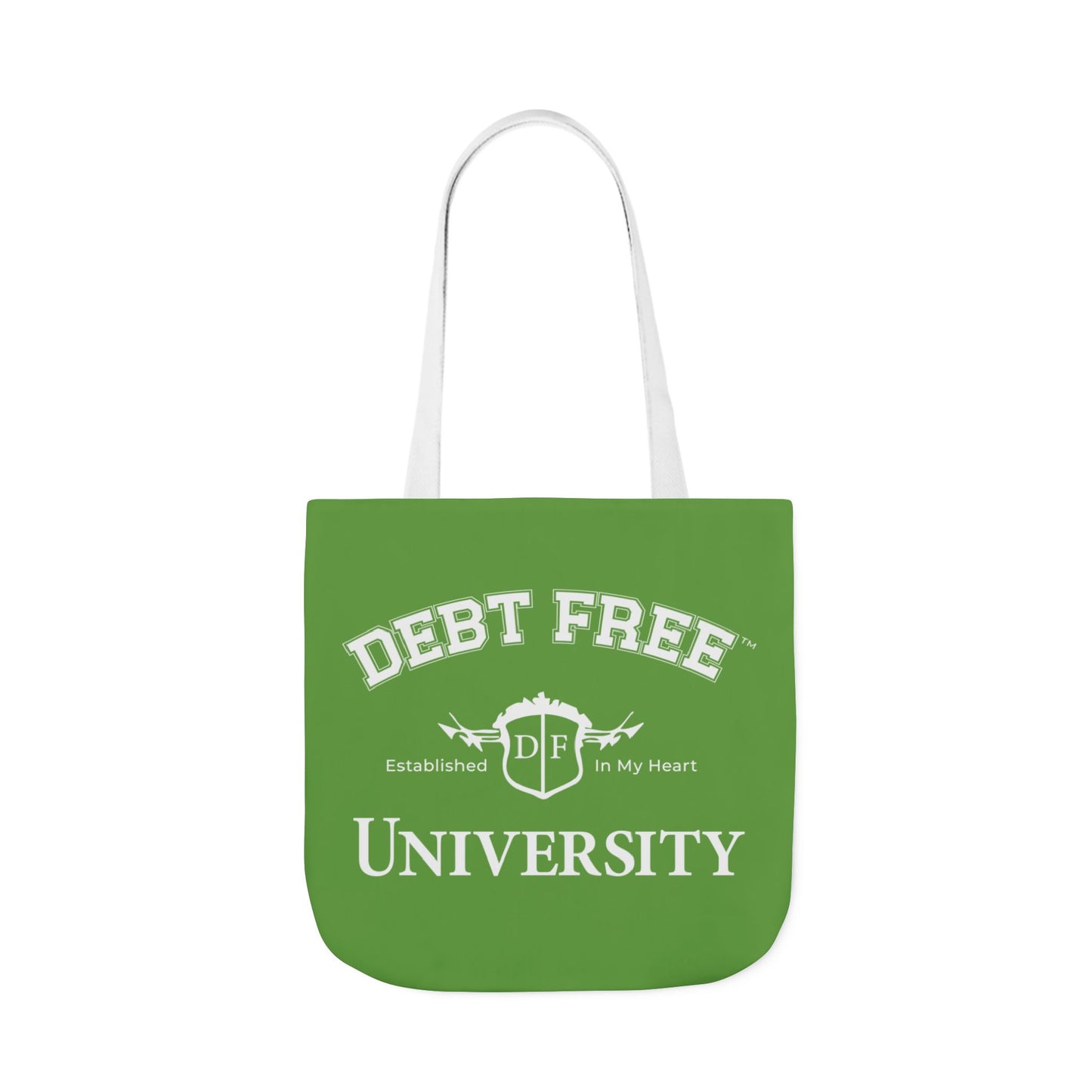 Debt Free University Enrollment Unisex Tote Bag - Financial Freedom Affirmation Carryall