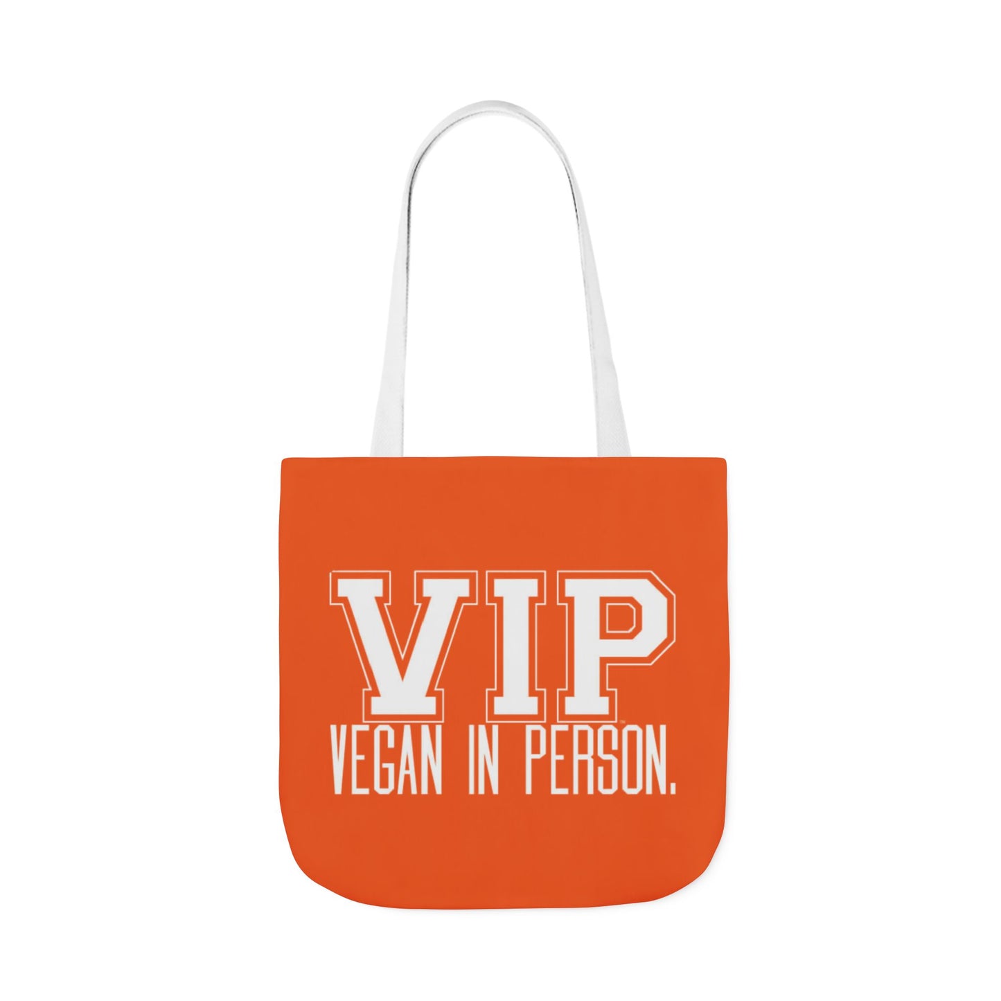 VIP Vegan Tote Bag - Vegan In Person Statement - Conversation Starter Carryall