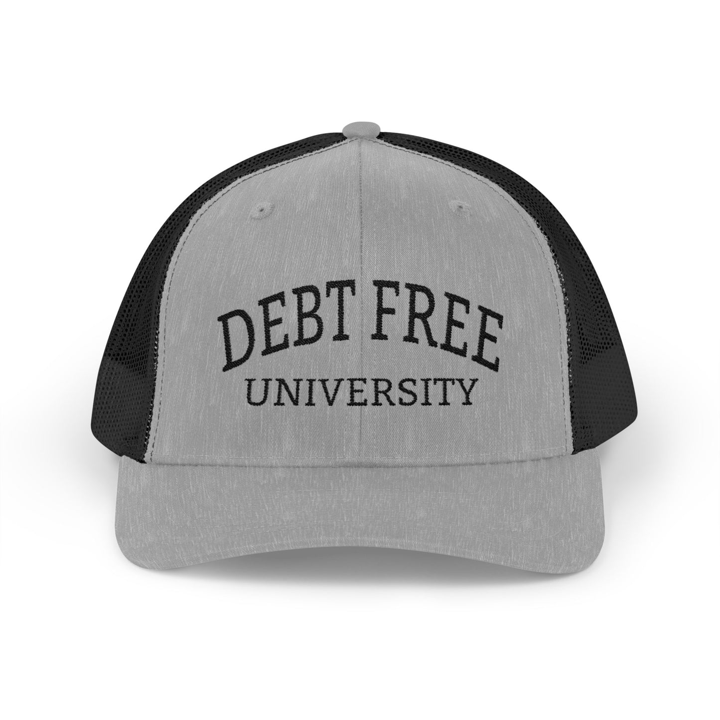 Debt Free University Embroidered Cap – Unisex Financial Freedom Hat