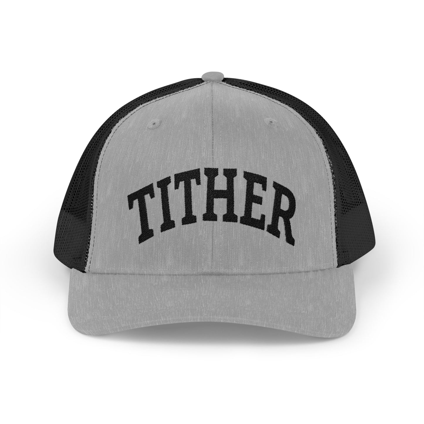 Tither Collegiate Cap | Embroidered Christian Baseball Hat, Unisex Adjustable Faith-Based Cap, Tithing Lifestyle Hat, Church Wear