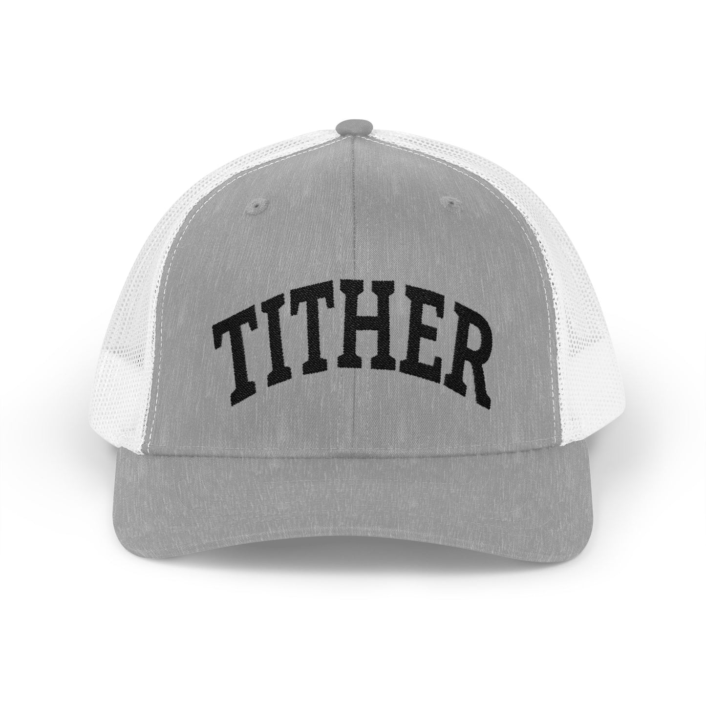 Tither Collegiate Cap | Embroidered Christian Baseball Hat, Unisex Adjustable Faith-Based Cap, Tithing Lifestyle Hat, Church Wear