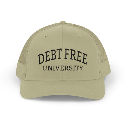 Debt Free University Embroidered Cap – Unisex Financial Freedom Hat