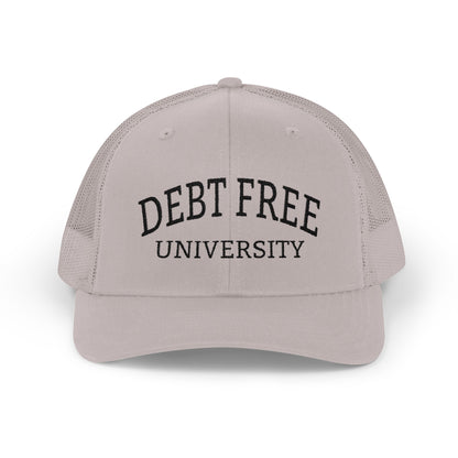 Debt Free University Embroidered Cap – Unisex Financial Freedom Hat