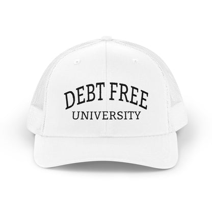 Debt Free University Embroidered Cap – Unisex Financial Freedom Hat