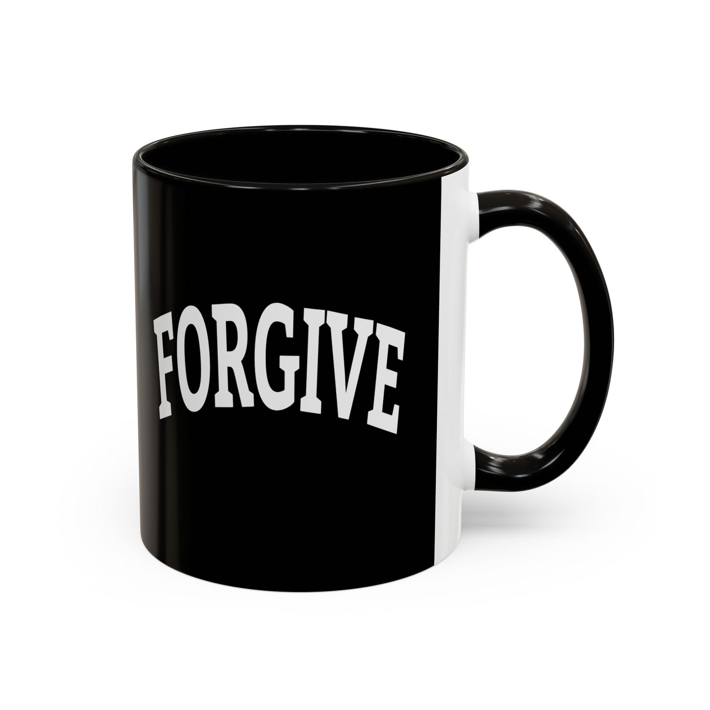 FREELY FORGIVE Mug | Inspirational Coffee Mug | Faith-Based Gift | Forgiveness Quote Mug | Motivational Drinkware | Collegiate Style Design