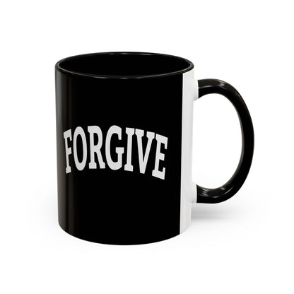 FREELY FORGIVE Mug | Inspirational Coffee Mug | Faith-Based Gift | Forgiveness Quote Mug | Motivational Drinkware | Collegiate Style Design