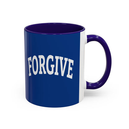 FREELY FORGIVE Mug | Inspirational Coffee Mug | Faith-Based Gift | Forgiveness Quote Mug | Motivational Drinkware | Collegiate Style Design