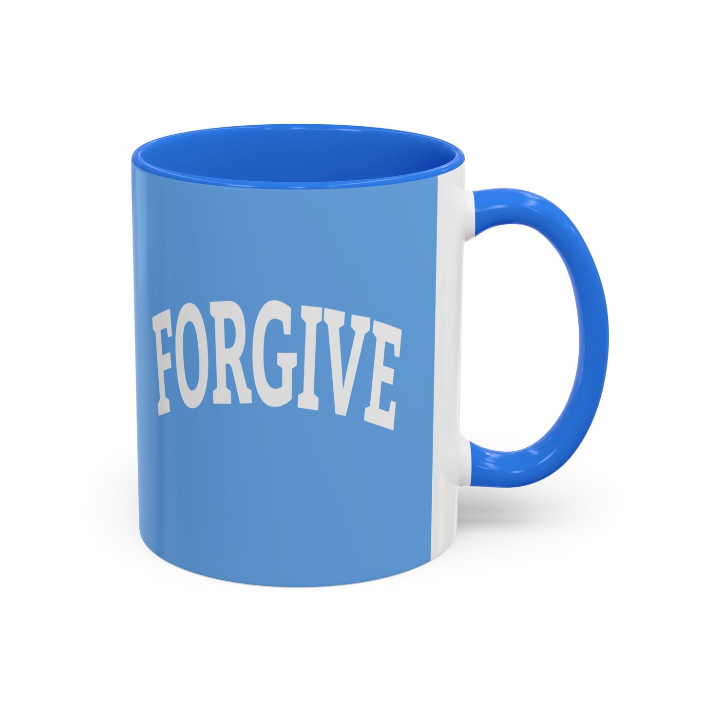 FREELY FORGIVE Mug | Inspirational Coffee Mug | Faith-Based Gift | Forgiveness Quote Mug | Motivational Drinkware | Collegiate Style Design