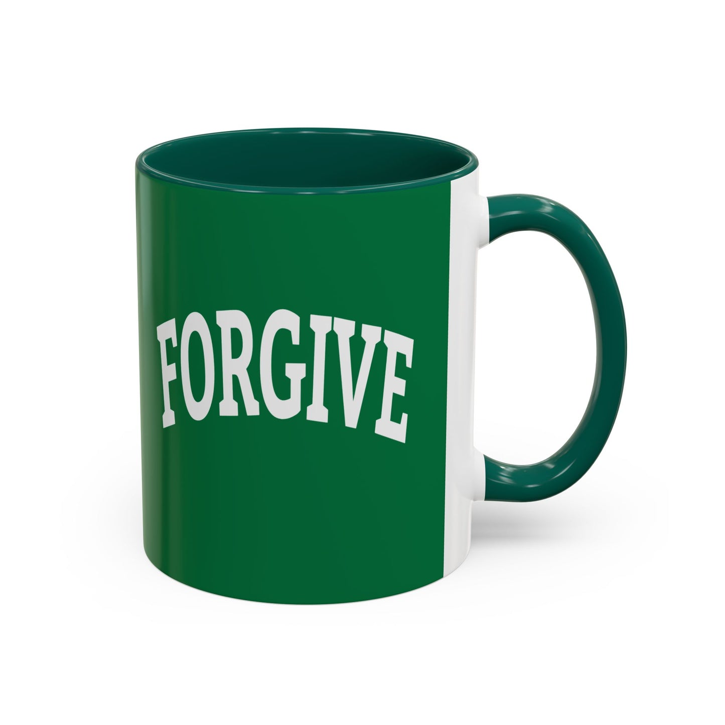 FREELY FORGIVE Mug | Inspirational Coffee Mug | Faith-Based Gift | Forgiveness Quote Mug | Motivational Drinkware | Collegiate Style Design