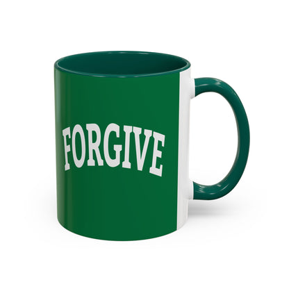 FREELY FORGIVE Mug | Inspirational Coffee Mug | Faith-Based Gift | Forgiveness Quote Mug | Motivational Drinkware | Collegiate Style Design