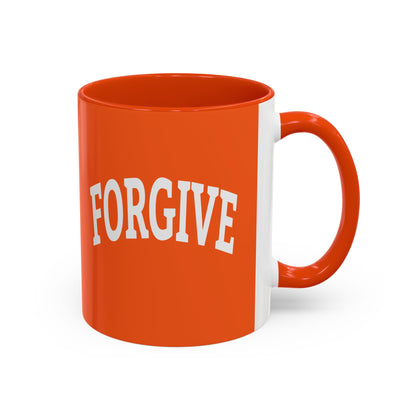 FREELY FORGIVE Mug | Inspirational Coffee Mug | Faith-Based Gift | Forgiveness Quote Mug | Motivational Drinkware | Collegiate Style Design