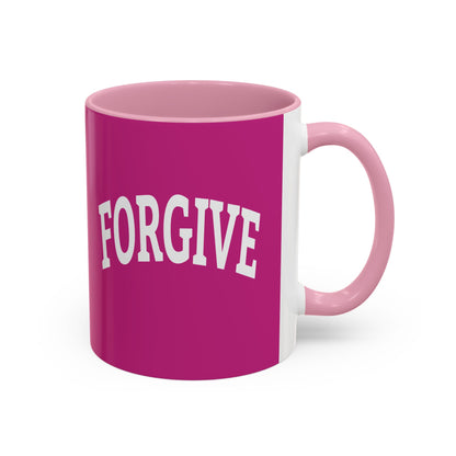 FREELY FORGIVE Mug | Inspirational Coffee Mug | Faith-Based Gift | Forgiveness Quote Mug | Motivational Drinkware | Collegiate Style Design