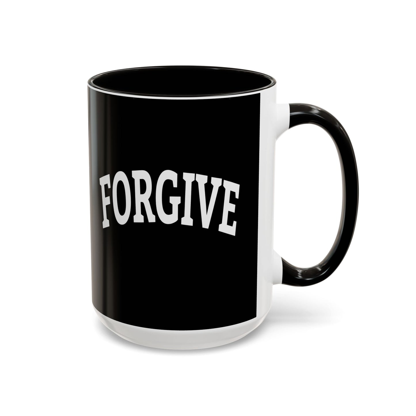 FREELY FORGIVE Mug | Inspirational Coffee Mug | Faith-Based Gift | Forgiveness Quote Mug | Motivational Drinkware | Collegiate Style Design